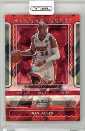 2019-20 Panini Contenders Optic Basketball Ray Allen Winning Ticket Crackd Ice Red Parallels Miami Heat