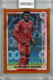 2022-23 Topps Merlin Chrome UEFA Club Competitions Alphonso Davies Orange Mojo #55 【01/25(ファーストナンバー)】 FC Bayern Munchen