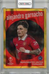 2022-23 Topps Chrome UEFA Club Competitions Alejandro Garnacho 1959 Topps Gold Lava #59-21 RC Manchester United