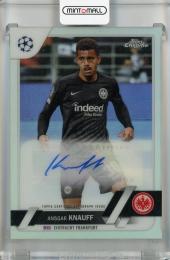 2022-23 Topps Chrome UEFA Club Competitions Ansgar Knauff Chrome Autographs #CA-KN Eintracht Frankfurt