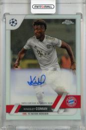2022-23 Topps Chrome UEFA Club Competitions Kingsley Coman Chrome Autographs #CA-KC ※傷・裏面汚れあり FC Bayern Munchen