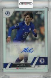 2022-23 Topps Chrome UEFA Club Competitions Joao Felix Chrome Autographs #CA-JF  Chelsea FC