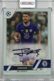 2022-23 Topps Chrome UEFA Club Competitions Jorginho Chrome Autographs #CA-J  Chelsea FC