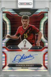 2022 Panini Prizm FIFA World Cup Qatar Dennis Praet Signatures Breakaway Prizm #14 Auto Belgium