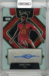 2022-23 Panini Select FIFA Ansu Fati  Signatures Silver #23 Auto Spain