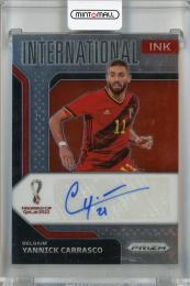 2022 Panini Prizm FIFA World Cup Qatar Yannick Carrasco International Ink #16 Auto ※汚れあり Belgium