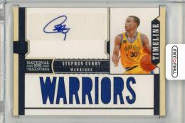 2011 Panini NATIONAL TREASURES Stephen Curry The enclosed material and autograph【11/25】 Golden State Warriors