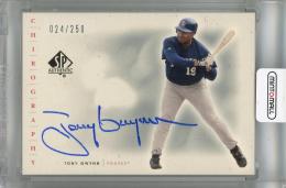 2001 Upperdeck SP Authentic   Tony Gwynn Chirography Update #SPTG ※サインかすれ有り AUTO【024/250】 San Diego Padres