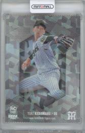 2025 BBM 阪神タイガース / 今朝丸裕喜 銀紙ホロPP版ルーキーパラレルカード 【118/150】