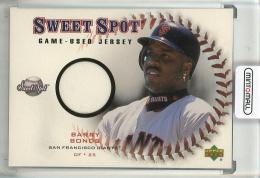 2001 Upper Deck Barry Bonds Sweet Spot Game Used Jersey San Francisco Giants