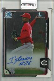 2015 Bowman Chrome Raisel Iglesias Chrome Prospect Autographs Cincinatti Reds
