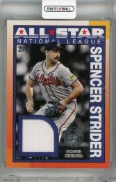 2025 Topps Series 2  Spencer Strider 90 Topps All Star Relics #90ASRSST Atlanta Braves