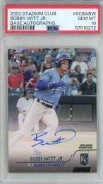 2022 Topps Stadium Club Bobby Witt Jr. Base Autographs【PSA10】《Gem-MINT》 Kansas City Royals