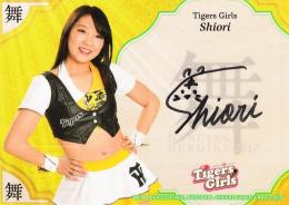2017 BBM チアリーダー舞 阪神 Shiori 直筆サインカード 60枚限定 /53