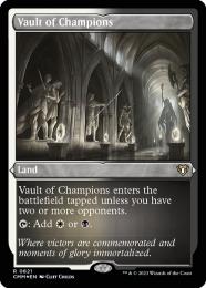 【CMM】【ENG】【エッチングFoil】《勝者の大霊堂/Vault of Champions》