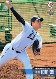 2021 BBM 埼玉西武ライオンズ #L32 上間永遠 レギュラーカード