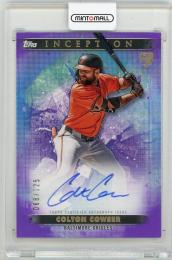 2024 TOPPS Inception Colton Cowser Rookie and Emerging Stars Autographs Purple #BRESCC【068/125】 Baltimore Orioles