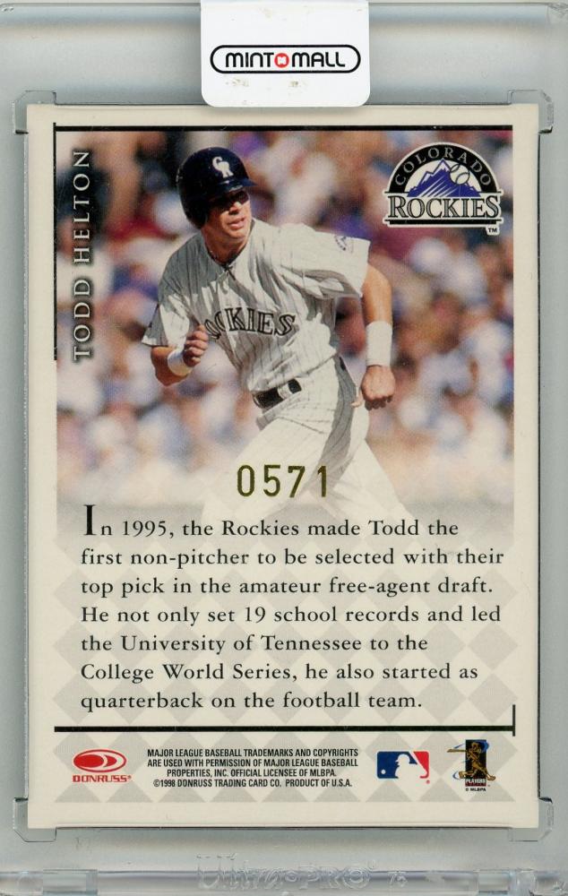 Signature Donruss 0 auto card Butch 1998 Donruss Signature Series