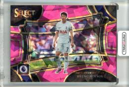 2023-24 Panini Select Premier League Heung-Min Son #218 Field Level Pink Ice Tottenham Hotspur