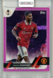 2022-23 Topps UEFA Club Competition Japan Edition Marcus Rashford #7 Fuchsia Mojo Refractor【042/125】 Mnchester United