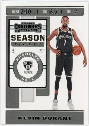 2019-20 Panini Contenders #57 Kevin Durant