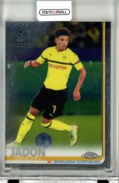 2018-19 Topps Chrome UEFA Champions League Jadon Sancho #86 Borussia Dortmund