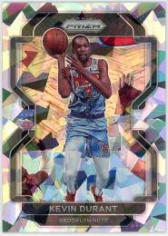 2021-22 Panini Prizm Prizms Ice #120 Kevin Durant