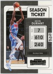 2021-22 Panini Contenders #84 Kevin Durant