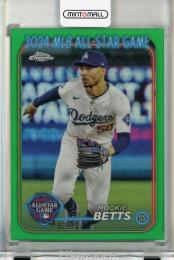 2024 Topps Chrome Update Mookie Betts '24 All-Star Game Green Refractors #ASGC43【92/99】