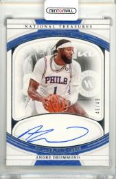 2021-22 Panini National Treasures Andre Drummond #NAI-ADR National Archives Ink Autograph Card【46/49】 76ers