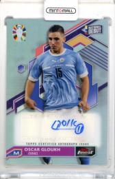 2023 Topps Finest Road to UEFA EURO 2024 Oscar Gloukh #BCA-OC Base Autograph Card Israel