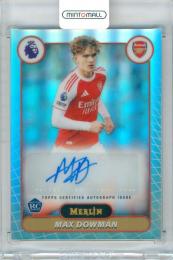 2026 Topps Merlin Premier League Max Dowman #MV-DW Base Autograph Card