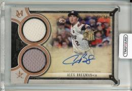 2018 Topps Museum Collection Alex Bregman Signature Swatches Dual Relic Autograph【03/50】 Houston Astros