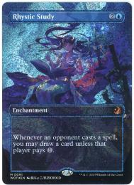 【MP】【EN】【WOT】リスティックの研究/Rhystic Study(091)【コンフェッティFoil】【MTG】