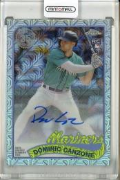 2024 Topps Dominic Canzone 1989 Topps Silver Pack Chrome Series 2 Autograph Seattle Mariners
