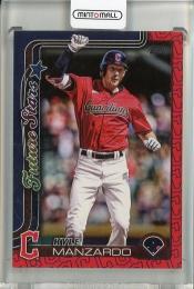 2025 Topps Series 2 Kyle Manzardo Team Color Border Cleveland Guardians