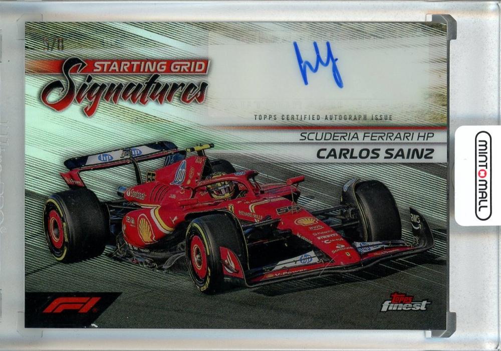 F1カード カルロスサインツ シールサインカード F1カード カルロスサインツ シールサインカード トレーディング