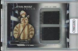 2019 Topps Star Wars Masterwork Logray Film Cel Relic/#FC-TL6
