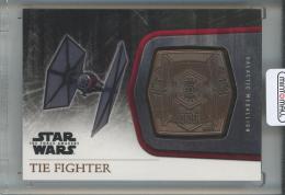 2015 Star Wars: The Force Awakens TIE Fighter Medallion Card/#M-48