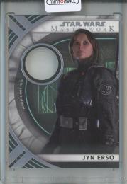 2022 Topps Star Wars Masterwork Jyn Erso On-Screen Rogue One Prop Relics/#OSPR-JE