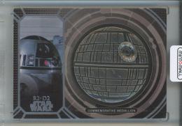 2017 Topps Star Wars A New Hope 40th Anniversary R2-D2 Medallion Card/#MMC-17