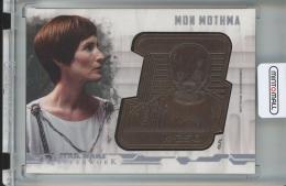 2017 Topps Star Wars Masterwork Mon Mothma/K-2SO Commemorative Droid Medallion Relics/Bronze/#DM-MM【96/150】