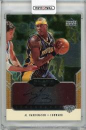 【裏面右上角若干難あり】2004-05 UPPER DECK Black Diamond Al Harrington Autograph
