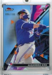 2021 Topps Finest Toronto Blue Jays Alejandro Kirk Base Sky Blue Refractor (パラレル版) 006/300