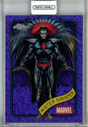 2025 Topps Chrome Marvel Mister Sinister Purple Shimmer #109【44/75】