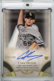 2021 Topps Tier One Chicago White Sox Codi Heuer Break Out Autographs 034/300