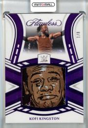 2024 Panini Flawless WWE Kofi Kingston Jumbo Memorabilia Amethyst #17【1/8】