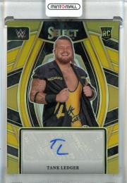 2024 Select WWE Tank Ledger Signature Selections Gold Prizms #SLTLG Auto【8/10】