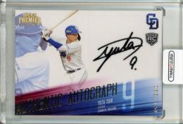 2025 EPOCH 中日ドラゴンズ PREMIER EDITION 石伊 雄太 AUTHENTIC AUTOGRAPH 直筆サインカード ゴールド版【068/158】