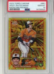 2023 Topps Chrome Adley Rutschman Radiating Rookies【PSA10】《Gem-MINT》 Baltimore Orioles